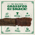 (8 oz, Pack 1) Made by True Garlic & Herb Biltong Slab - Grass-Fed Beef Whole Jerky Slab of - High-Protein Keto Snack