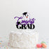 LQINBIBJ 2025 Glitter Purple Congrats Dentist Cake Topper - Class Of Medical School Graduation Party Decorations