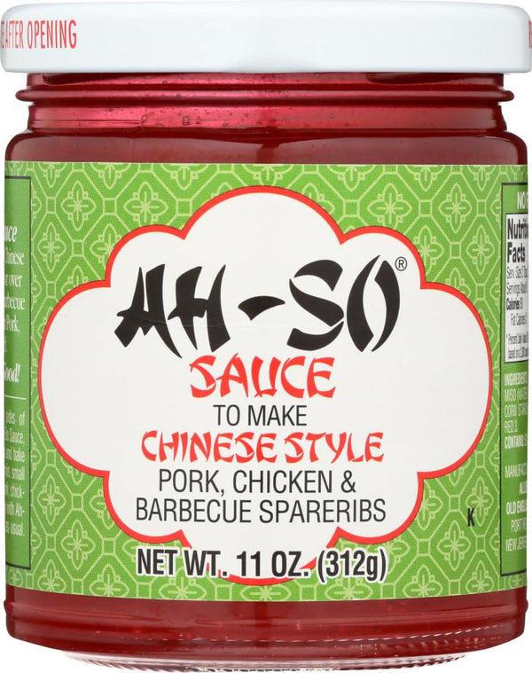 Ah So Chinese Style Pork Chicken and Rib Sauce (11 oz Jars)
