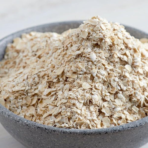 Quick Rolled Oats, Bulk, Oatmeal, Breakfast Food, Non-Gmo, High Fiber (25 Pounds)