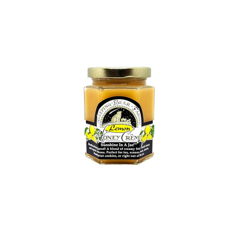 Creamed Honey and Lemon - Lemon Honey Creme 8 oz. Jar with
