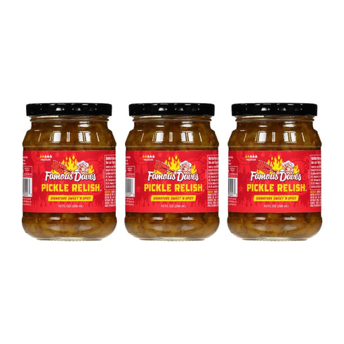 Famous Dave's - 3 pck Sweet n' Spicy Pickle Relish (30 oz.)