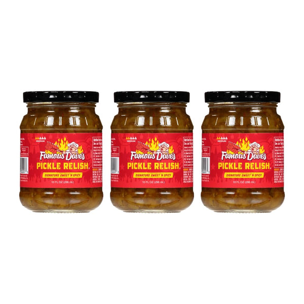 Famous Dave's - 3 pck Sweet n' Spicy Pickle Relish (30 oz.)