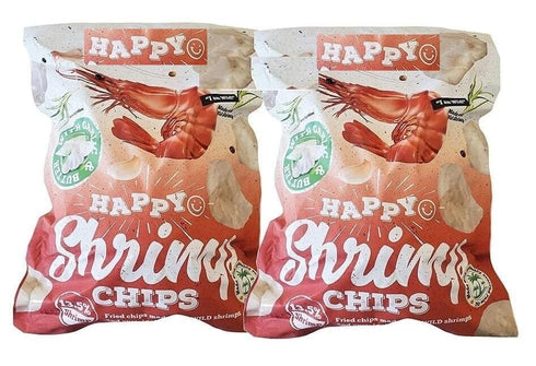 Generic Happy Shrimp Chips Fried Chips Made from Wild Shrimps and Sustainable Palm