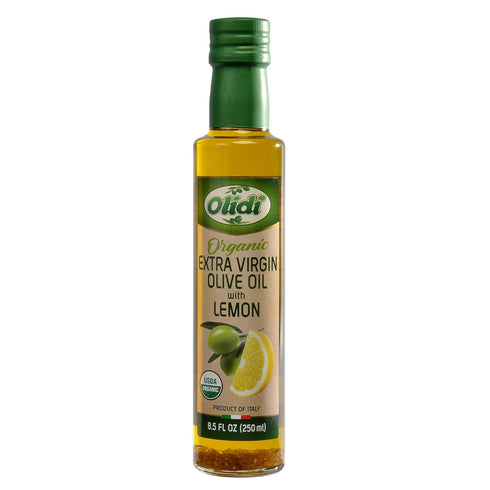 Olidi Lemon Infused Extra Virgin Olive Oil 8.5 oz | Product of