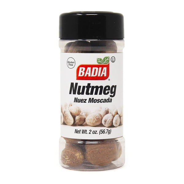 Badia Whole Nutmeg, 2 oz Ideal for Baking, Cooking Sweet & Savory
