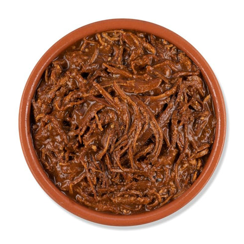 15 oz Isadora Fully Cooked Pollo con Mole Pouch, Ready-to-Eat Microwave Meal, Seasoned Shredded Chicken, Gluten Free
