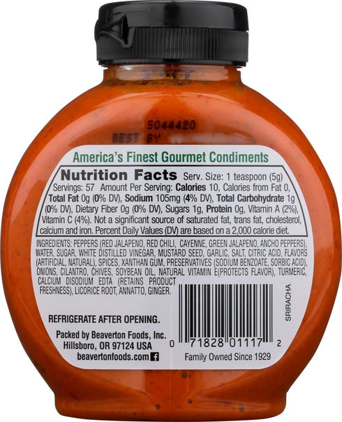 Inglehoffer Sriracha Xhot Mustard - Bold Flavor