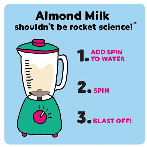 (16 2) Wilderness Poets SPiN, Organic Almond Milk Concentrate (Unsweetened) - Make Almond Milk or Non-Dairy Creamer