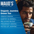 Maud's Organic Jasmine Green Tea Pods - 24 ct Recyclable Single Serve Tea Pods, Compatible with Keurig