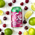 12 oz 24 pack 0 0 0 Nixie Sparkling Water, Black Cherry Lime | fl cans, | Organic, Vegan, Non-GMO, Gluten Free