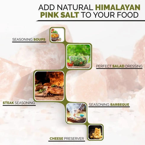 12 lbs (12 1 Himalayan Chef Pink Himalayan Salt, Coarse Grain, Refill Grinders - x Pound Bags)