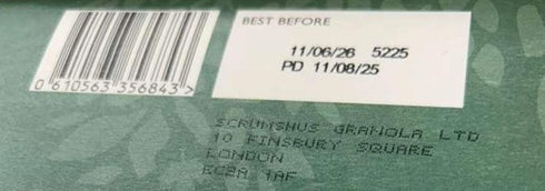 Scrumshus 500 No Added Salt or Sugar Luxury Granola g