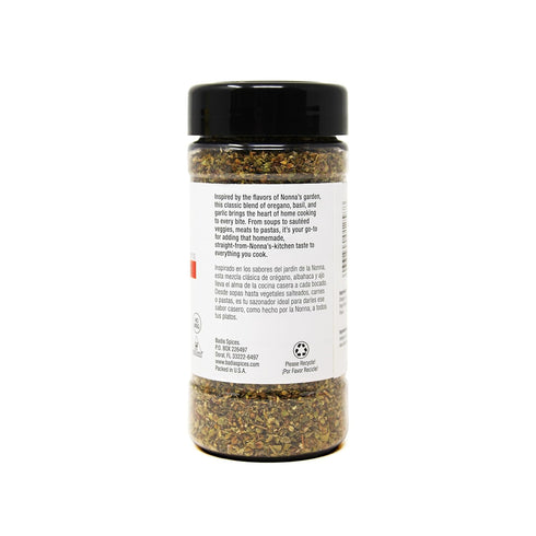 2 oz Badia Nonna's All Purpose Italian Seasoning, - Oregano, Basil, Garlic, Salt Blend, Meats, Pastas, Vegetables