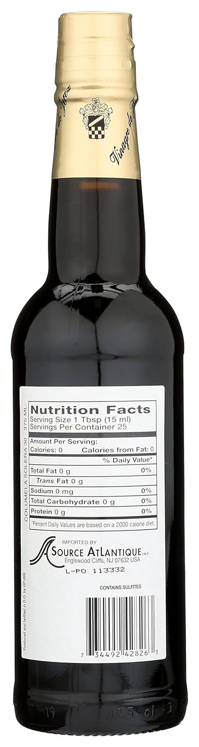 Columela 30 12.7 oz Year Aged Sherry Vinegar D.O.P. | Gran Reserva from Jerez | Rich, Complex & Smooth Spanish Vinegar