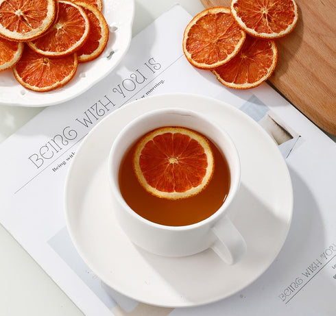 Slices,4.5Oz/128g,Dehydrated Premium Dried Blood Orange Blood Orange for Cocktails,NO Addtives & No Sugar Added.
