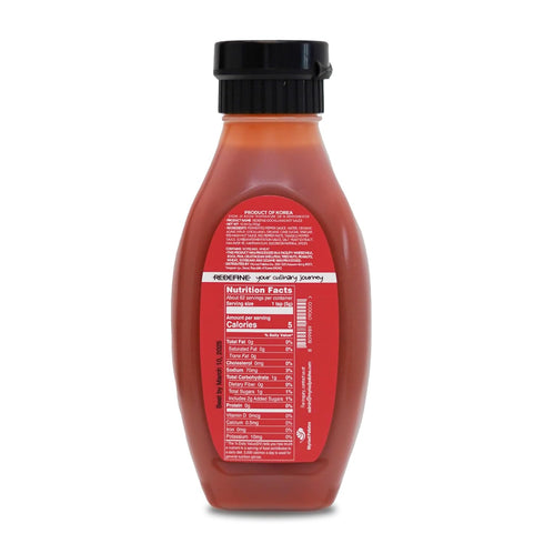Redefine Gochujang Hot Sauce, Premium Gourmet Hot Sauce with Rich Natural Flavors for Any Occasion, Pleasantly Hot, Vegan, 10.94oz