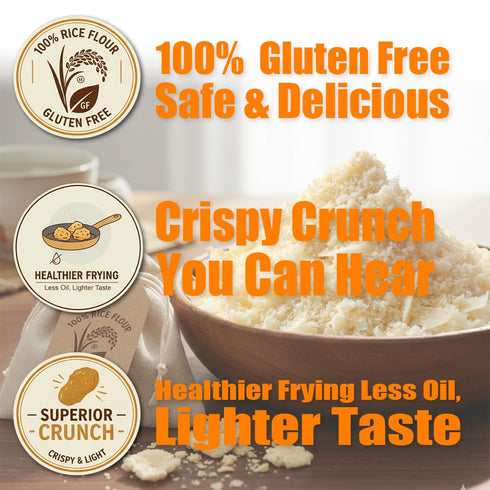 Store (100%), 15.9 oz (450g) Gluten-Free & Wheat-Free Rice Flour Panko Made from Japanese Rice, Single Ingredient Light