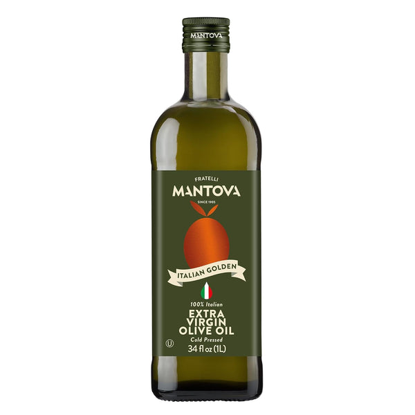 Mantova Golden Italian Extra Virgin Olive Oil - Premium Cold-Pressed Olive Oil