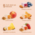10 Oz Liberty Orchards, Fruit Delights - Assorted Vegan Fruit and Nut Candies, Gluten Free, Lokum with Nuts, Strawberry