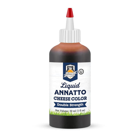 Liquid Annatto Cheese Coloring, Double Strength - 30 ml