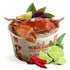9 55g SIMPLY FOOD Instant Crab Glass Noodles (Min Cua) - BOWLS/ each Chewy, Clear Glass Vermicelli Noodles in a Seafood