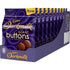 Cadbury 90g (Pack 10) Darkmilk Giant Buttons Rich & Creamy Bag