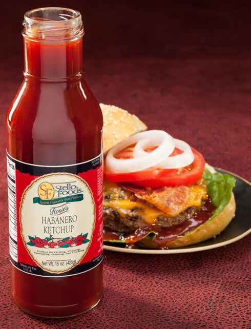 15 oz Stello Foods - Rosie's Habanero Ketchup