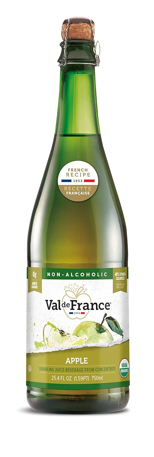 Val de France, Non-Alcoholic, Reduced Calorie, Organic and OU Kosher Sparkling Juice