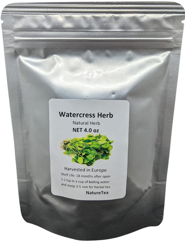 Nature Tea Watercress Herb - Dried Nasturtium officinale C/S 100% from Nature (8 oz)