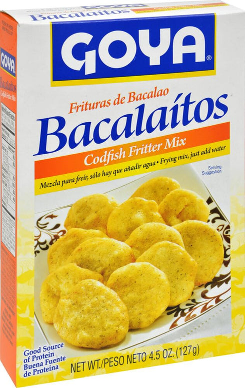 Goya Codfish Fritter Mix, Bacalaitos, 4.5 Ounce