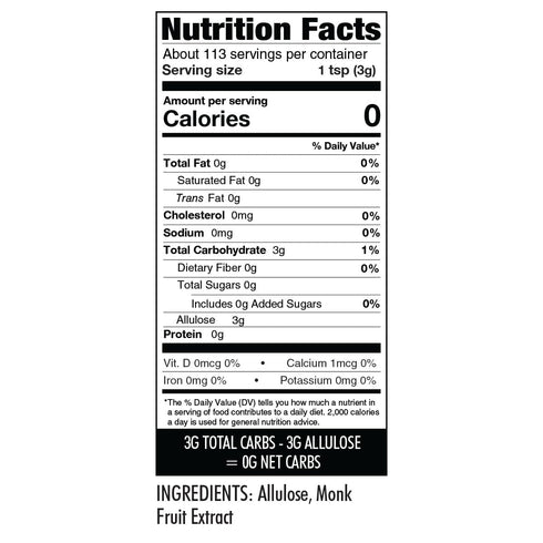 (12 oz) Wholesome Yum Besti Natural Powdered Sugar Substitute - Keto Confectioners Monk Fruit Sweetener Blend