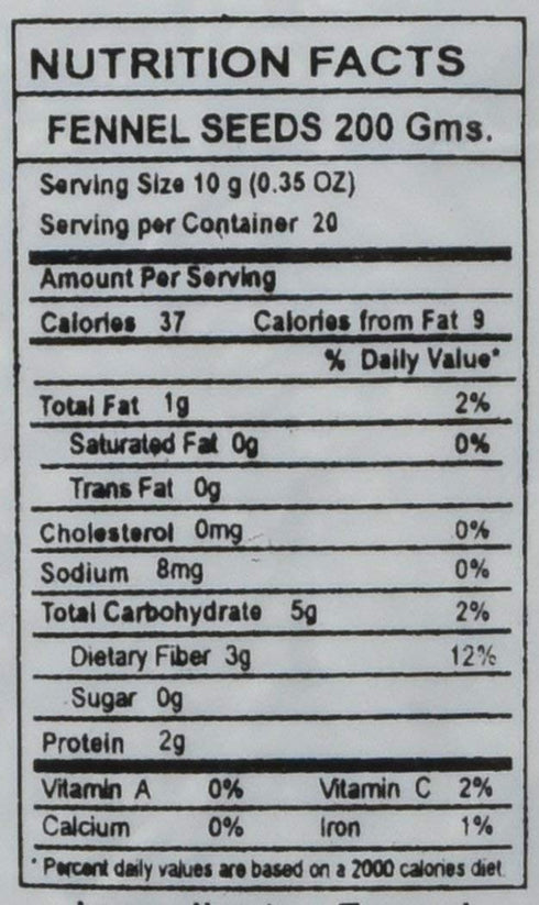 Great Bazaar Swad Fennel Seeds - 7 Ounce (7oz)