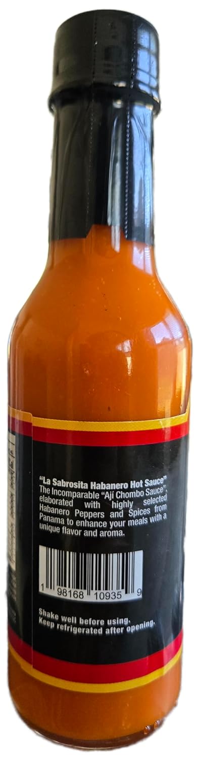 La Sabrosita Habanero Hot Sauce - Caribbean Style Flavor
