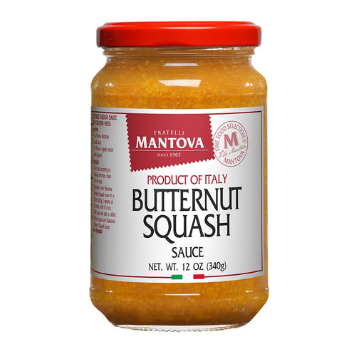 Mantova Butternut Squash Sauce, 12 oz (Pack of 2), All-Natural, Ready-to-Eat Pasta Sauce, Product of Italy