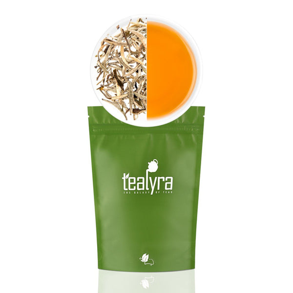 Tealyra Luxury Jasmine Silver Needle White Loose Tea, Grown in Fujian China, 110g