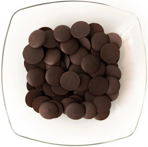 10 Merckens Coating Wafers Melting Wafers Dark Cocoa, Pound Bulk