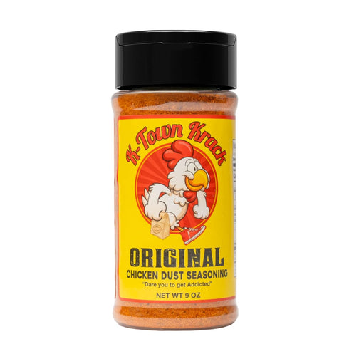 K-Town Krack Original Chicken Dust Seasoning, All-Purpose BBQ Rub for Chicken, Beef, Pork, Fish - 9oz
