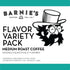Pack, 32 Count Barnie's Coffee Pods with Santa's White Christmas, Southern Pecan, Creamy Buttery Caramel, and Cool Cafe
