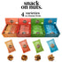 Packs 5 1.7 oz (8.5 oz Snack On Nuts Flexibility Mixed Nuts Snack Almond, Pistachio, Cashew & Walnut Blend Dry Roasted