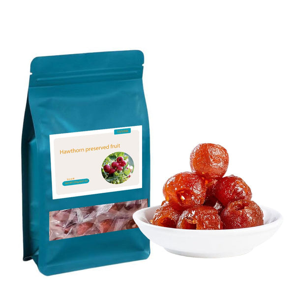 TIVVINK Hollow hawthorn250g/8.81OZ, Preserved Fruit Snack,Candied hawsSweet and sour hawthorn candied.