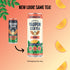 12 Pack (12 oz Freedom Fluid Organic Yaupon Iced Tea Refreshing Peach | Herbal Tea Drink | Lightly Sweetened, Low