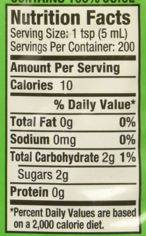 Rose's Lime Juice 1 (33.8 (Pack 2) - Sweetened, Liter Fluid Ounces) Plastic Bottle