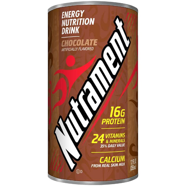 Nutrament Chocolate Complete Nutritional Beverage, 12 Fluid Ounce Can -- 12 per