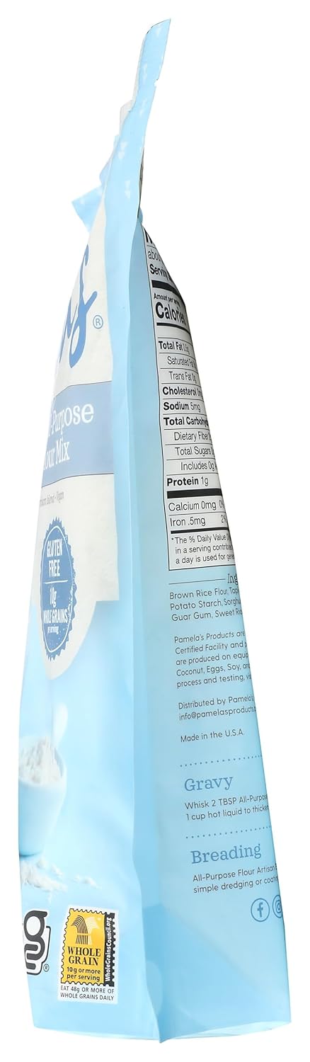 4 Pamela's Products Gluten Free All Purpose Flour Blend, Pound
