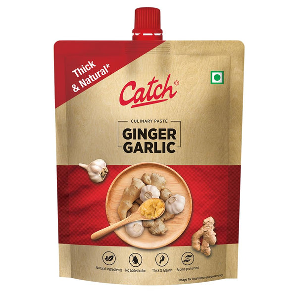 Catch Ginger Garlic Paste 200g (7.05 oz) | Fresh Ground Adrak Lehsun Paste