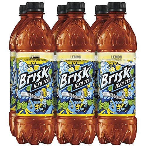 Pepsi/Lipton Brisk Iced Tea Lemon, 16.9 oz, (0.5 Liter), 24 Units