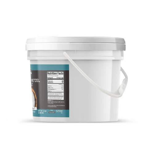 1 Birch & Meadow Gallon, Coarse Pretzel Salt, Coarse Food-Grade, Natural Compressed Salt