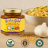 6.4 oz Garlic Gold Organic Toasted Garlic Granules in Extra Virgin Olive Oil, Crunchy Garlic in Olive Oil, Glass Jar