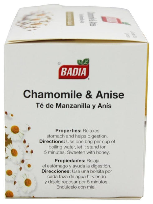 BADIA Tea Chamomile and Anise | 25 BG 2 Pack